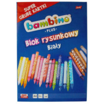 Blok rysunkowy BAMBINO PLUS A4 20 kartek