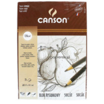 Blok rysunkowy Canson Gruszka A4 120g, 25 arkuszy