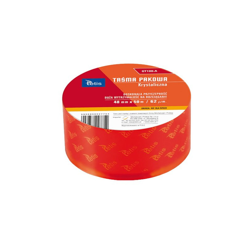 Taśma pakowa krystaliczna TETIS 48MM/50M
