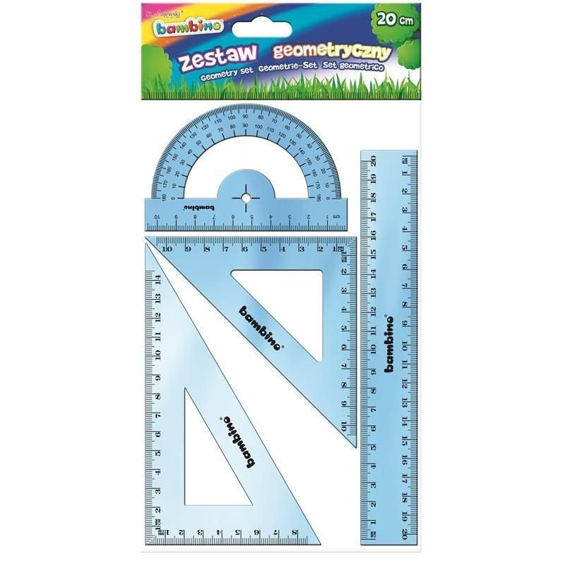 Zestaw geometryczny Bambino 4 elementy 20cm