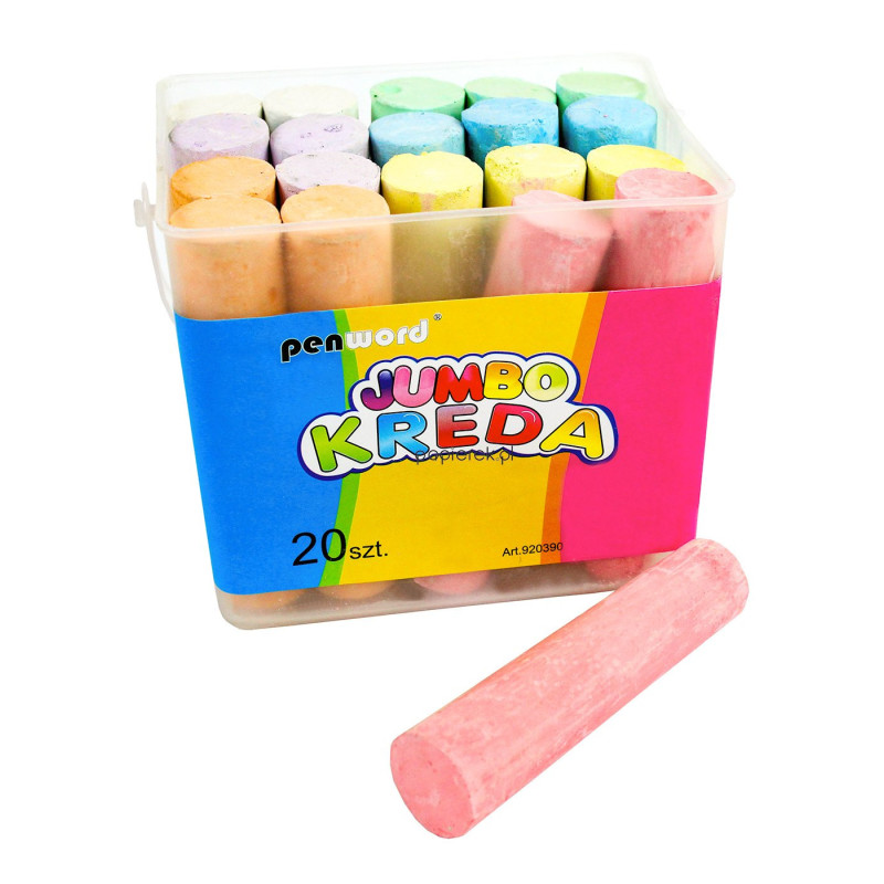 Kreda chodnikowa do pisania po chodniku 15 sztuk
