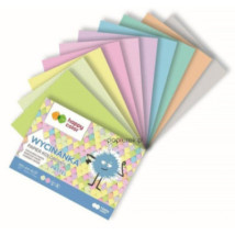 Blok Wycinanka A4 10A 100g pastel Happy Color
