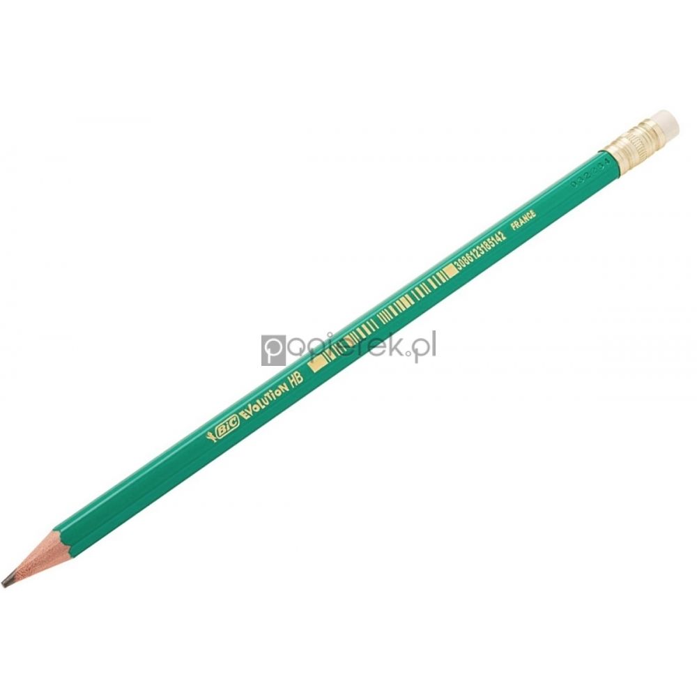 Ołówek Bic Evolution HB niełamliwy z gumką 