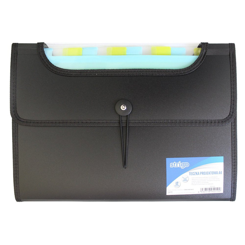 Teczka organizer A4 12 przegródek Strigo