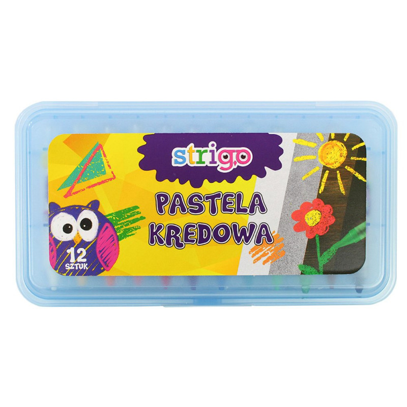 Pastele kredowe wykręcane 12 kolorów Strigo