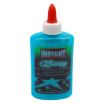 Klej fluorescencyjny brokatowy 147ml Instant Glow klej do Slime świeci w ciemności