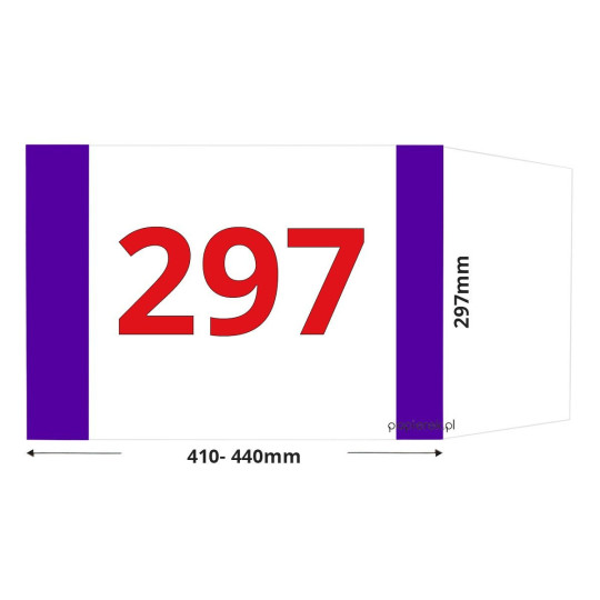 Okładka na książki regulowana 297mm x 410-440mm