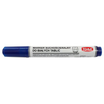 Marker suchościeralny do białych tablic Toma niebieski