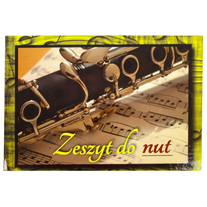 Zeszyt do nut A5 16k twarda oprawa