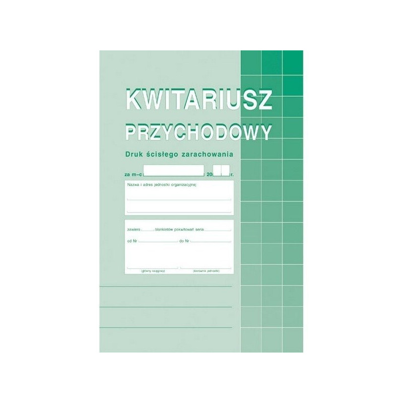KWITARIUSZ PRZYCHODOWY M&P