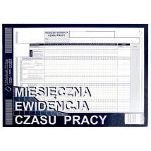 Miesięczna ewidencja czasu pracy A4 Michalczyk