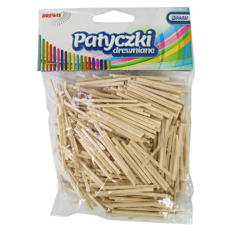 Patyczki naturalne zapałki 42 mm/500 szt.