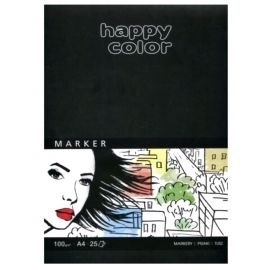 Blok do markerów A4 Happy Color, 100g 25k