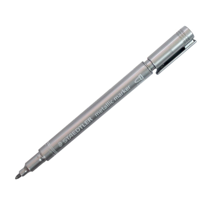 Marker metaliczny srebrny Staedtler