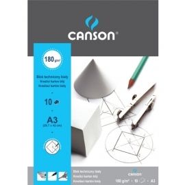 Blok techniczny biały A3 Canson