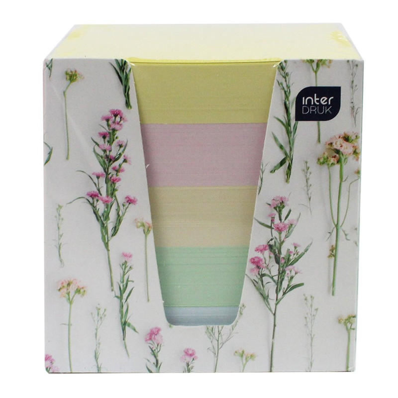 Kostka papierowa pastelowa Interdruk 9x9x9 cm