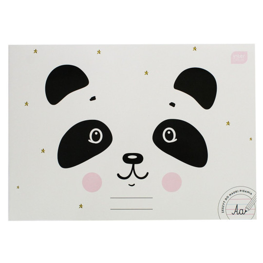 Zeszyt A4 poziomy 32k 3-linia kolorowa Panda