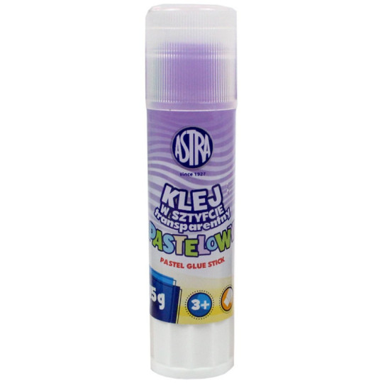 Klej w sztyfcie transparentny pastelowy 15 g