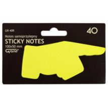 Notes samoprzylepny 40k GR-40R ręka