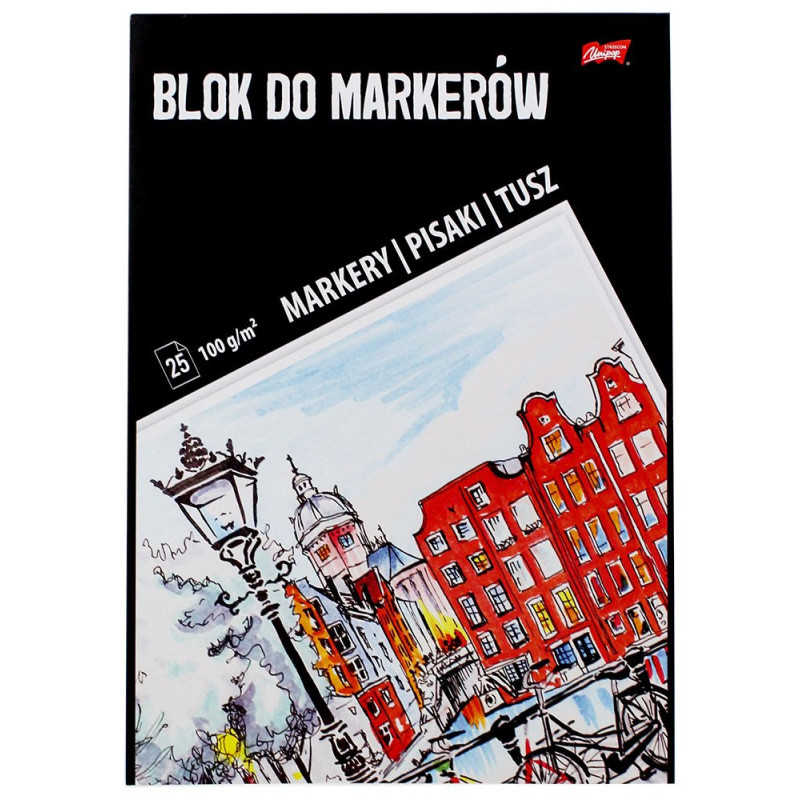 Blok do markerów A4 - Unipap 100 g 25 arkuszy