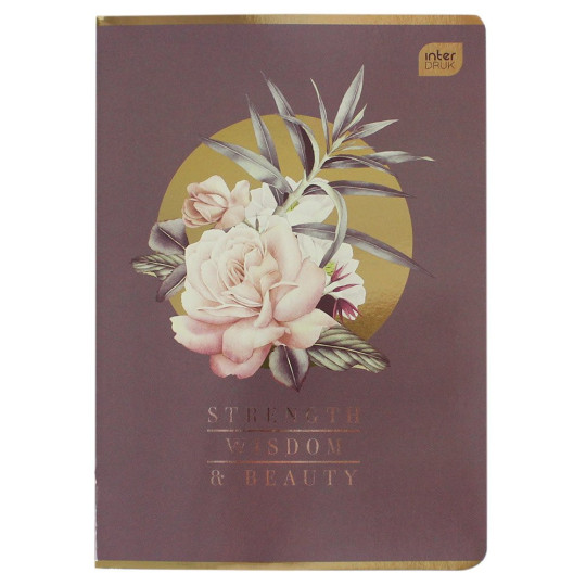 Zeszyt w kratkę A5/60k Metallic Mat+Uv Tropical