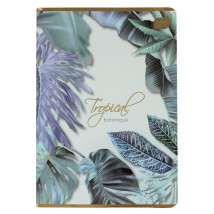 Zeszyt w kratkę A5/60k Metallic Mat+Uv Tropical