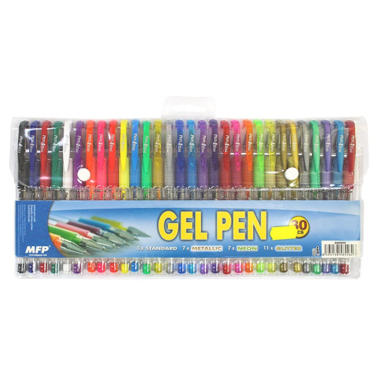 Długopis żelowy zestaw 30 szt GX1038 MFP