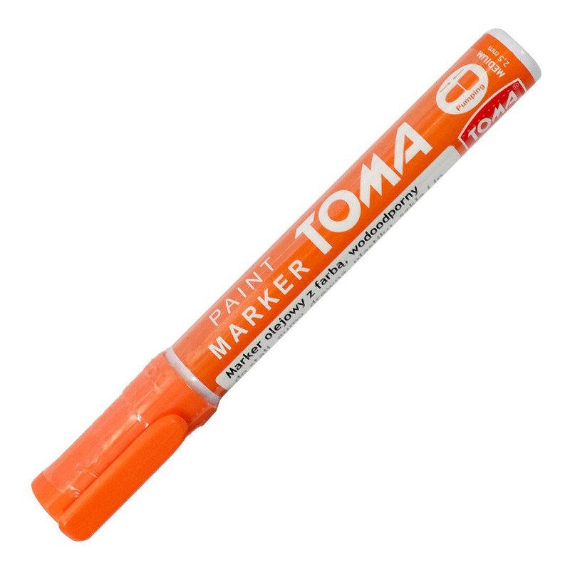 Marker olejowy Toma TO-440 pomarańczowy 2.5 mm