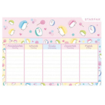 Plan lekcji Pastel Pastelowe Love Jeże