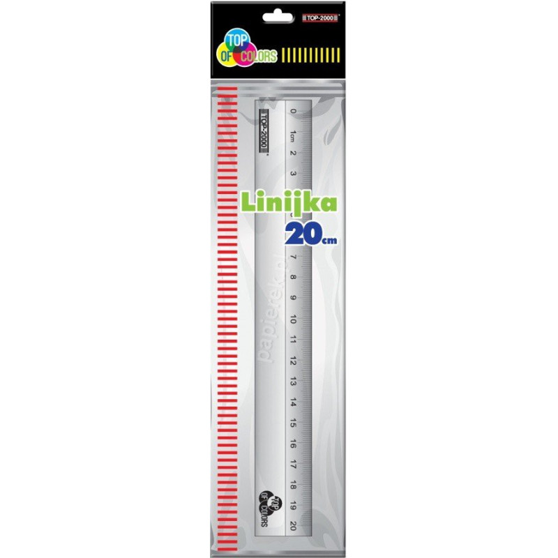 LINIJKA ALUMINIOWA 20 CM