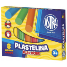 Plastelina 8 kolorów Astra