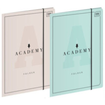 Teczka z gumką A4+ Interdruk Academy Pastel