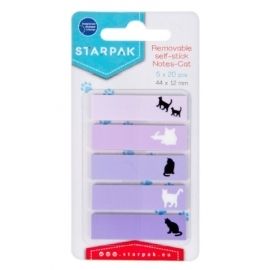 Zakładki indeksujące 12x44 5x20k Cat STARPAK