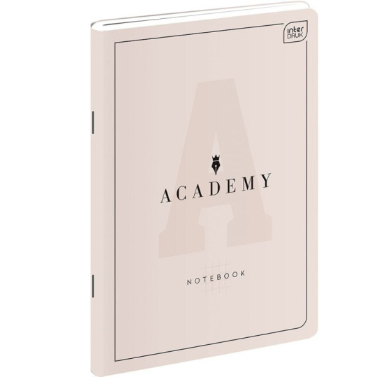 Zeszyt w kratkę A5/60k Academy Pastel