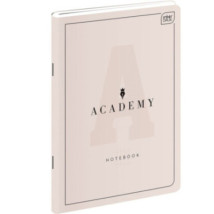 Zeszyt w kratkę A5/60k Academy Pastel