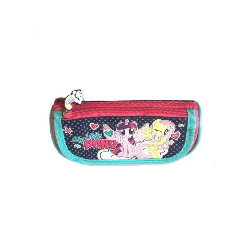 PIÓRNIK SASZETKA 2 ZAMKI Z KLAPKĄ MY LITTLE PONY