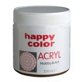Farba akrylowa Happy Color czarna 250 ml.