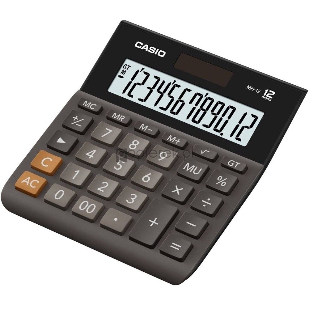 Kalkulator biurowy CASIO MH-12BK-S