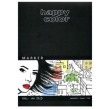Blok do markerów A4, 100g 25K Happy Color