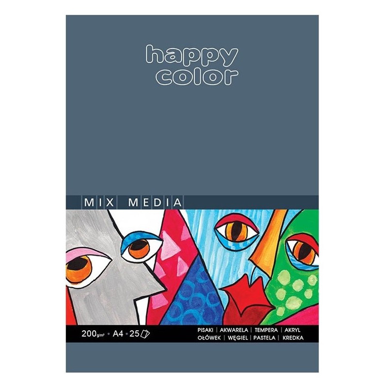 Blok do akwareli A4 200g Happy Color 25k