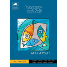 Blok malarski A4/10K 200g Happy Color