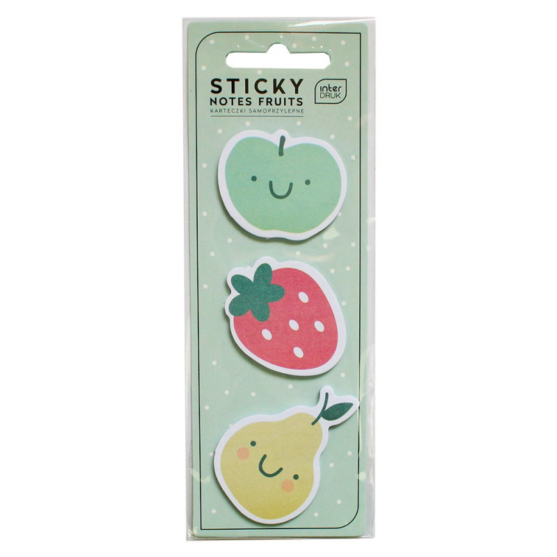Notes samoprzylepny Fruits 45x45/25k Interdruk