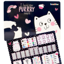 Podkład na biurko laminowany A3 Girl Bambino Mix1 Panda, Kotek