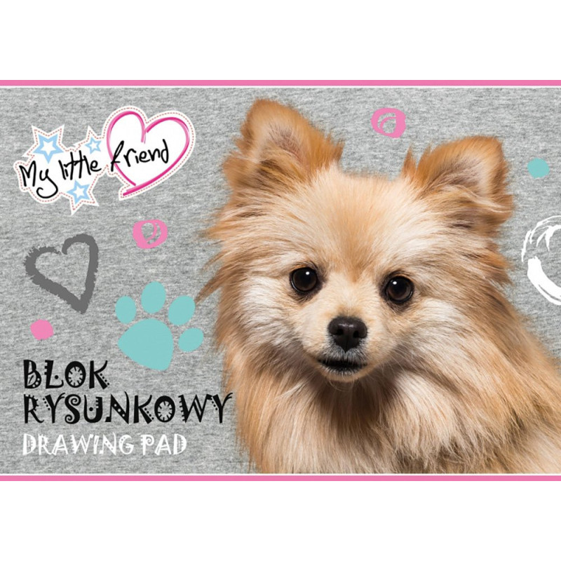Blok rysunkowy MY LITTLE FRIEND A4 20 kartek