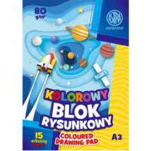 Blok rysunkowy A3 kolorowy Astrino