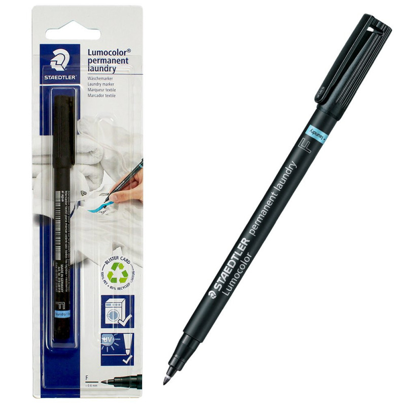 Marker do tkanin Staedtler wodoodporny czarny F