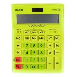 Kalkulator Casio GR-12C-GN zielony