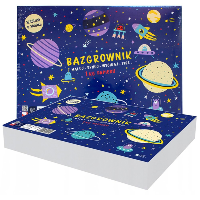 Bazgrownik szkicownik A4 200k Interdruk 1kg