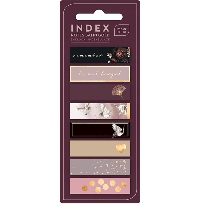 Zakładki indeksujące Satin Gold Interdruk