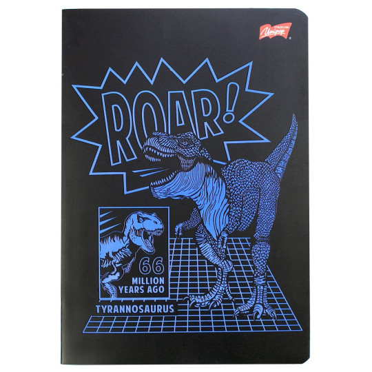 Zeszyt w kratkę A5/32k T-Rex Unipap
